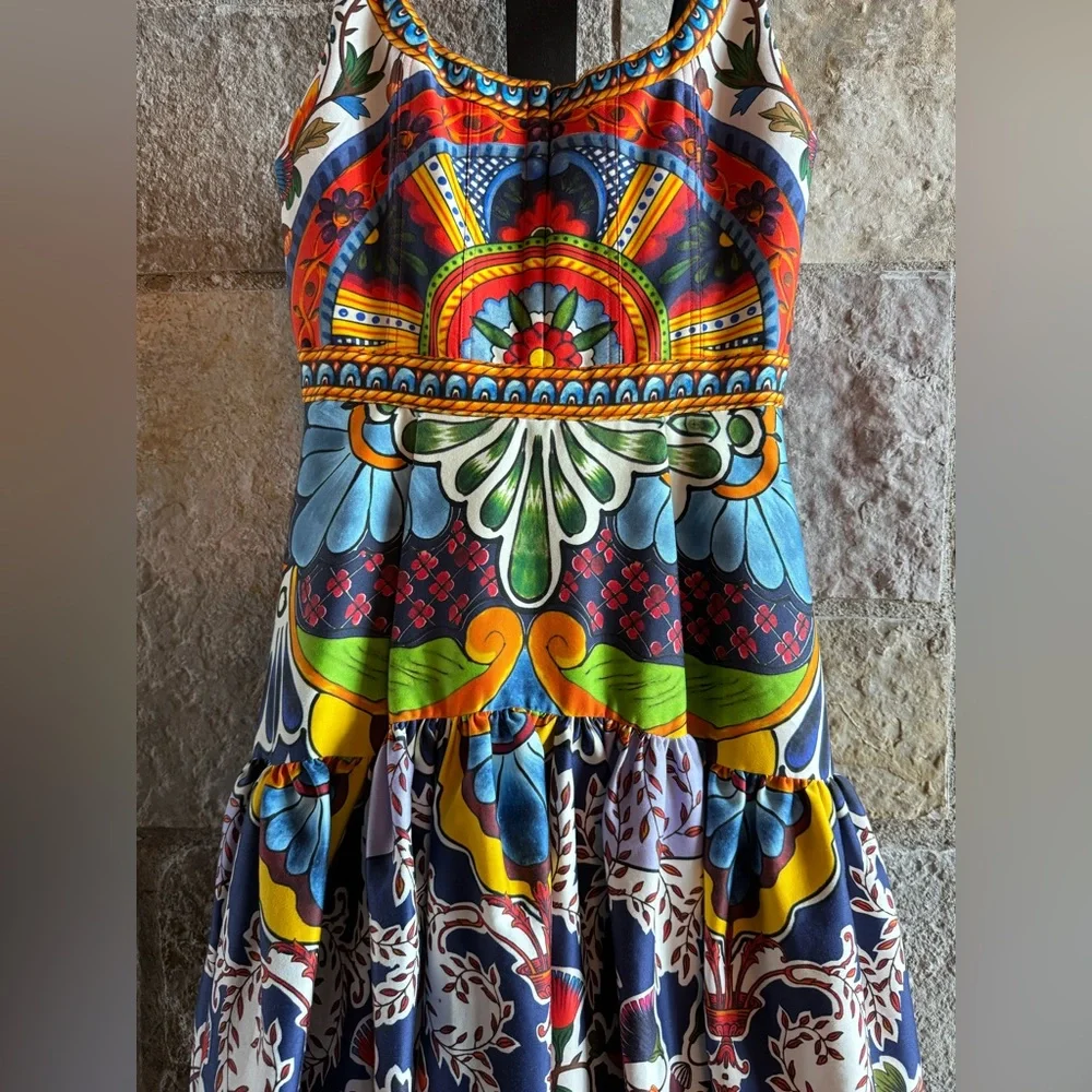 Alice + Olivia Black Dress with Red Interior Accent - Picture 5 of 5